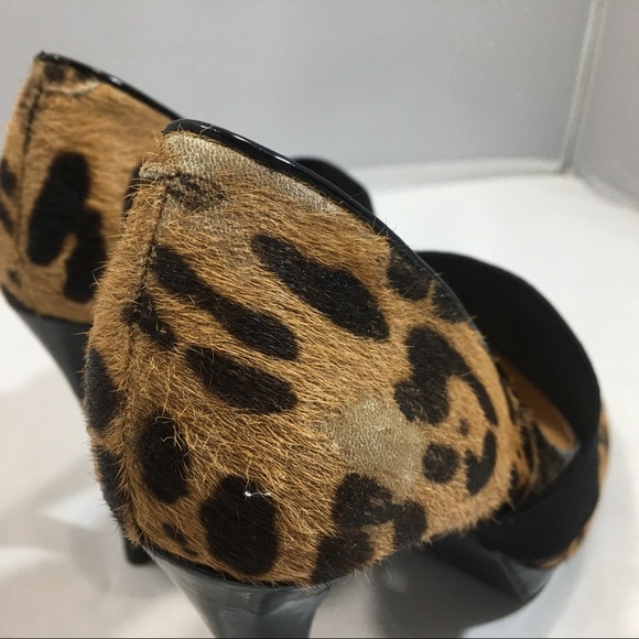 3/$30 Gianni Bink Leopard Mary Jane Stiletto - Picture 3 of 7